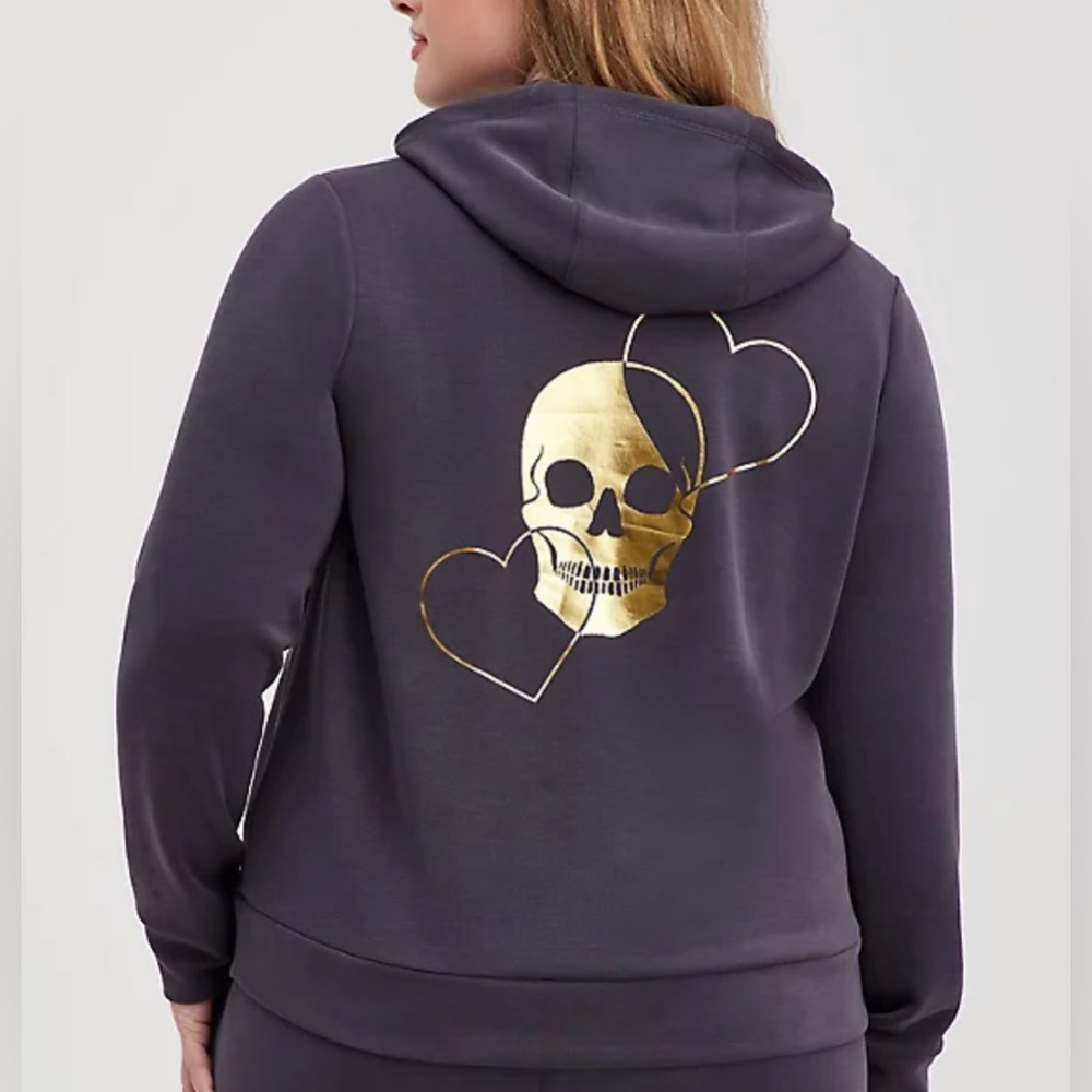 TORRID CUPRO LONG SLEEVE ACTIVE HOODIE SWEATSHIRT SIZE 4